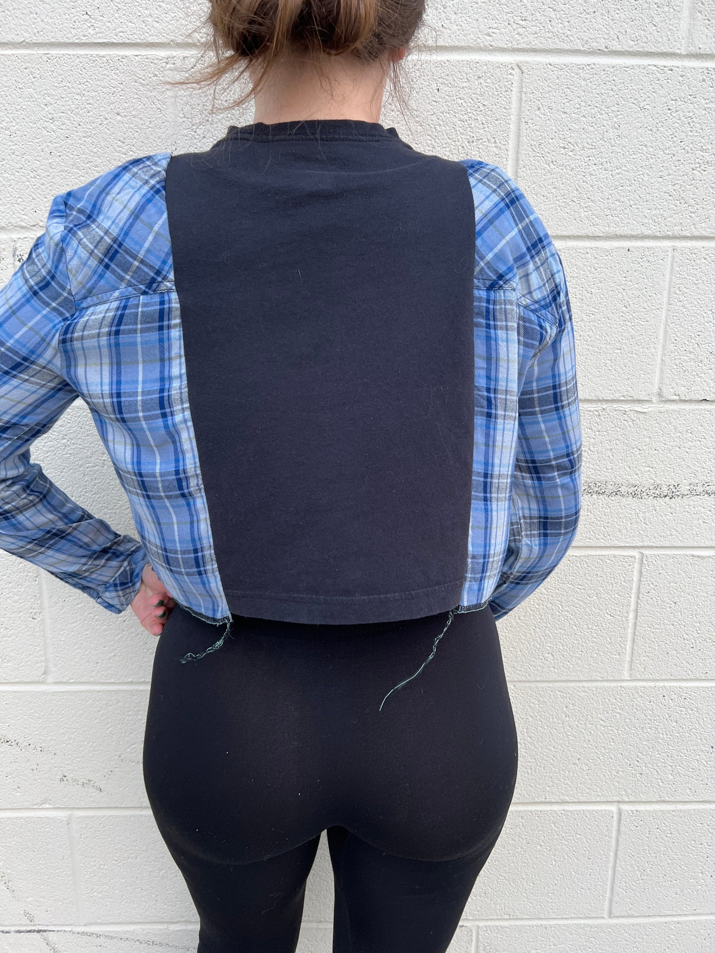 Reworked Nike Flannel Black