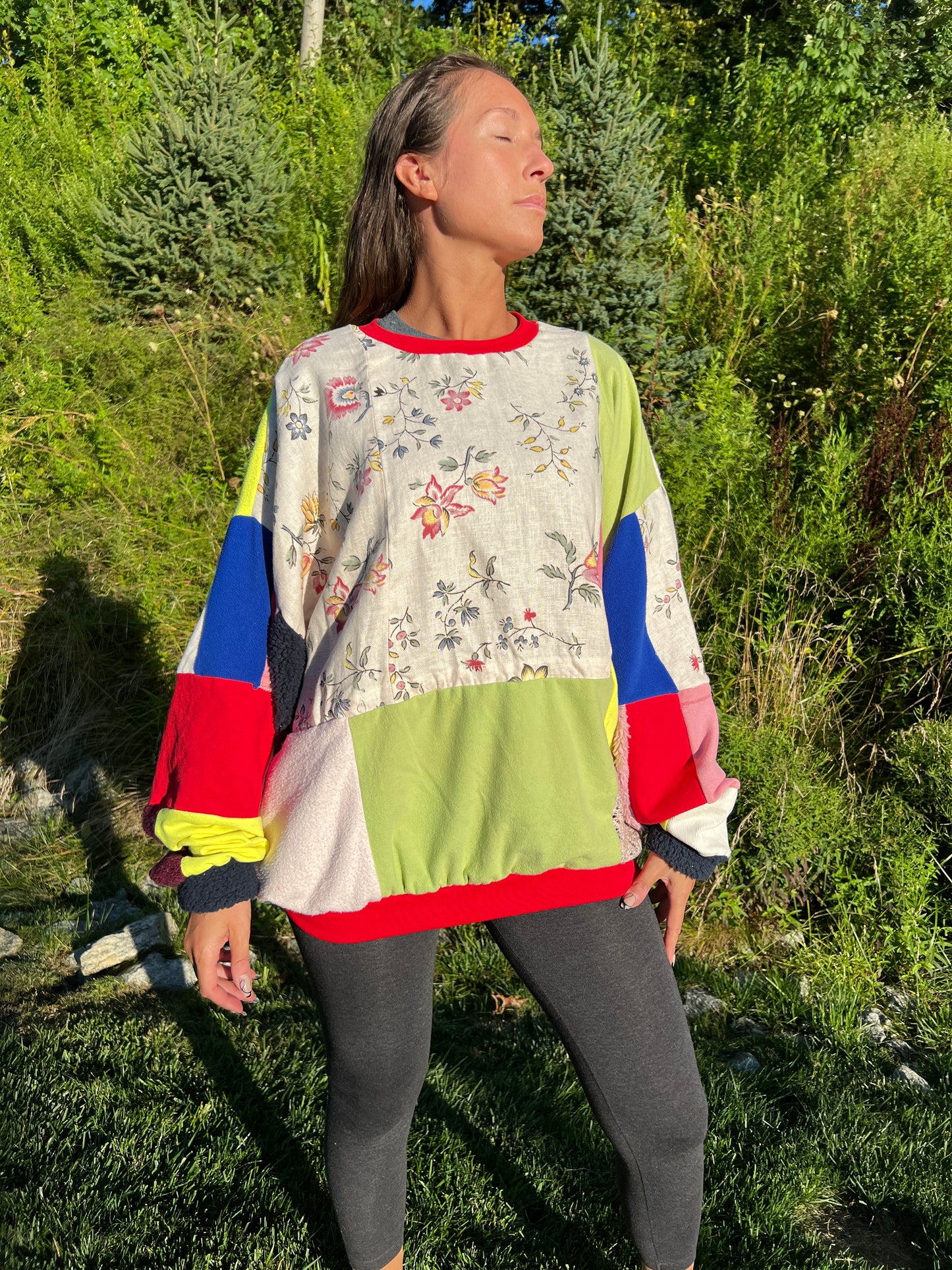 Red Iris Sweatshirt