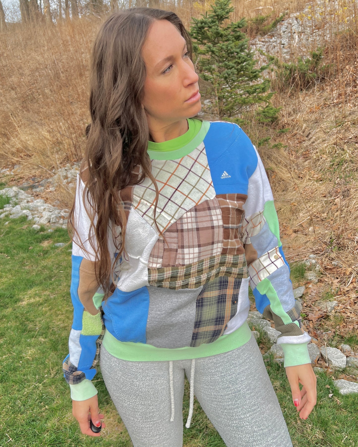 Reworked adidas crew