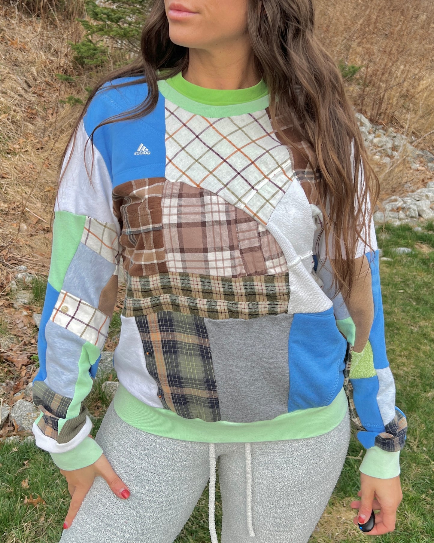 Reworked adidas crew