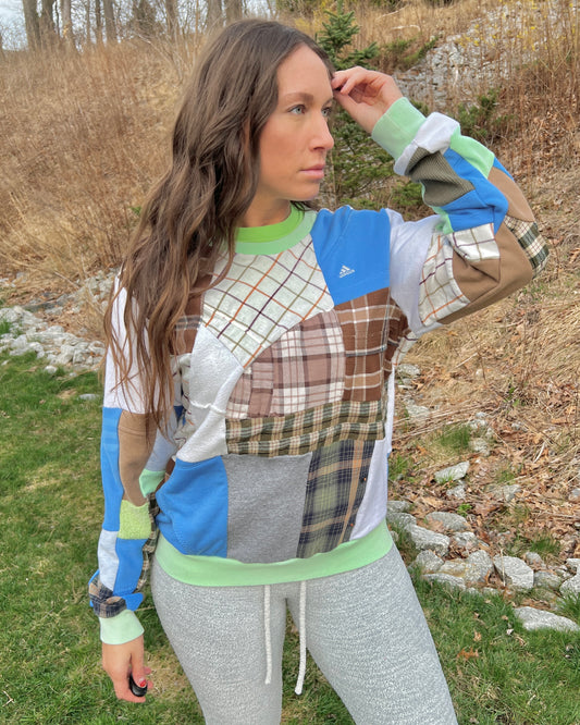 Reworked adidas crew