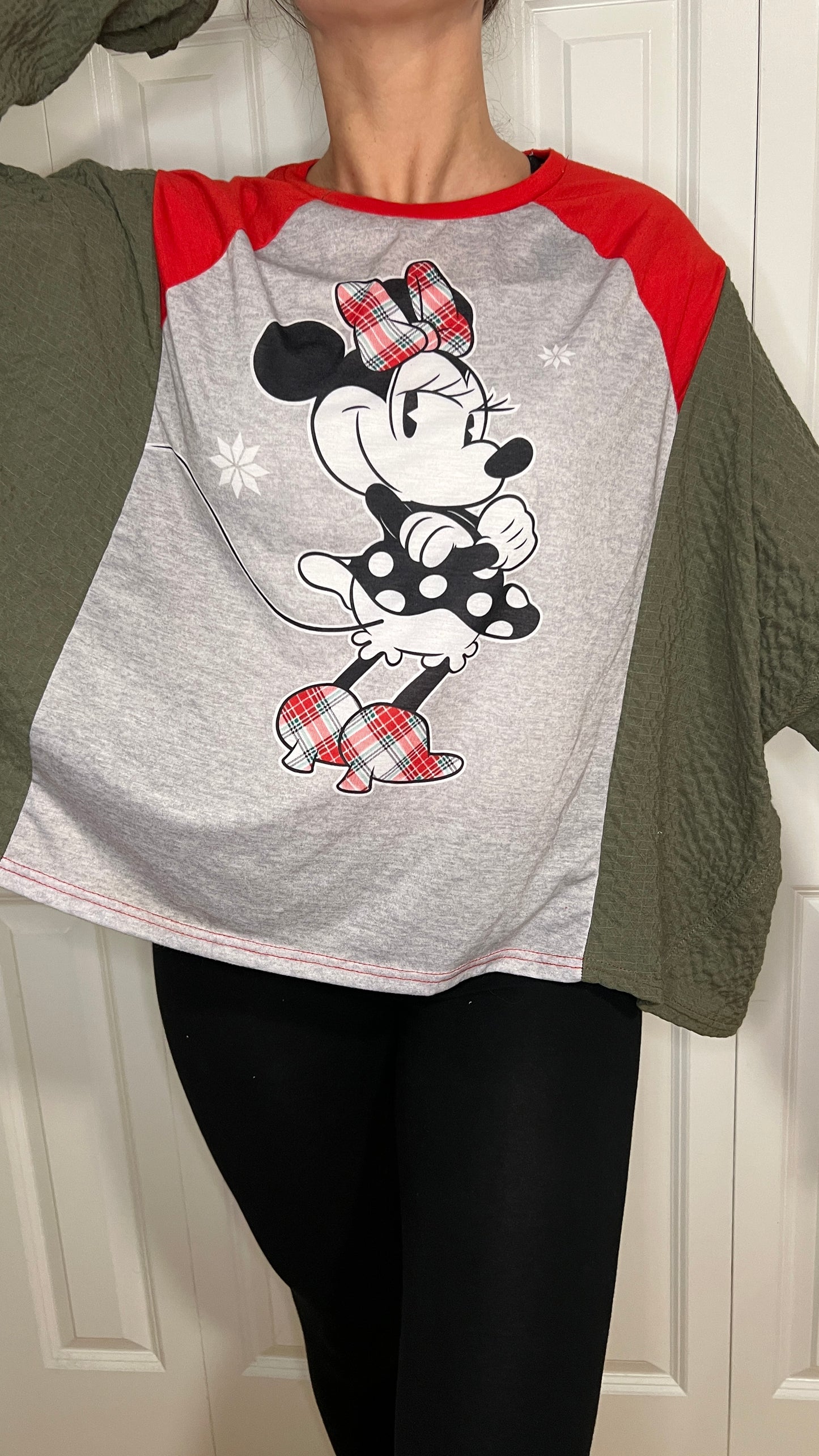 -Minnie Mouse flannel