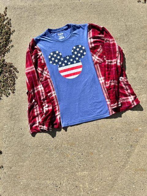 Mickey Reworked Flannel °o°