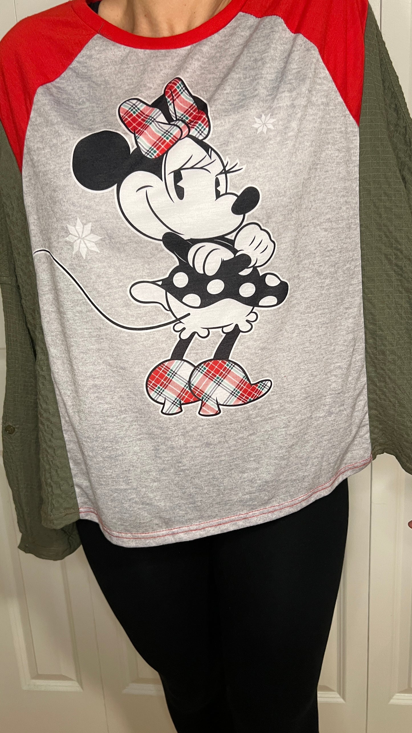 -Minnie Mouse flannel