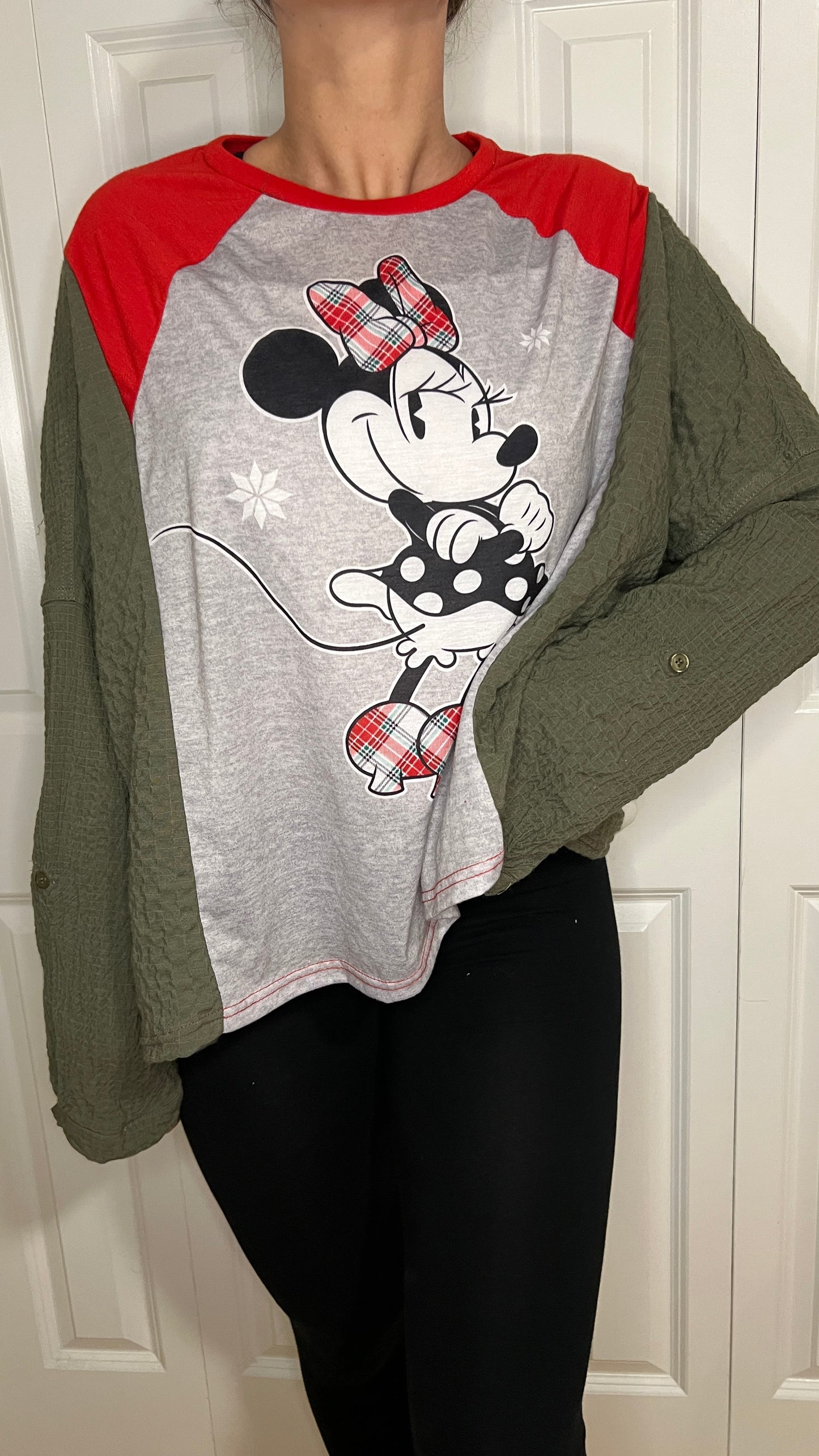 -Minnie Mouse flannel