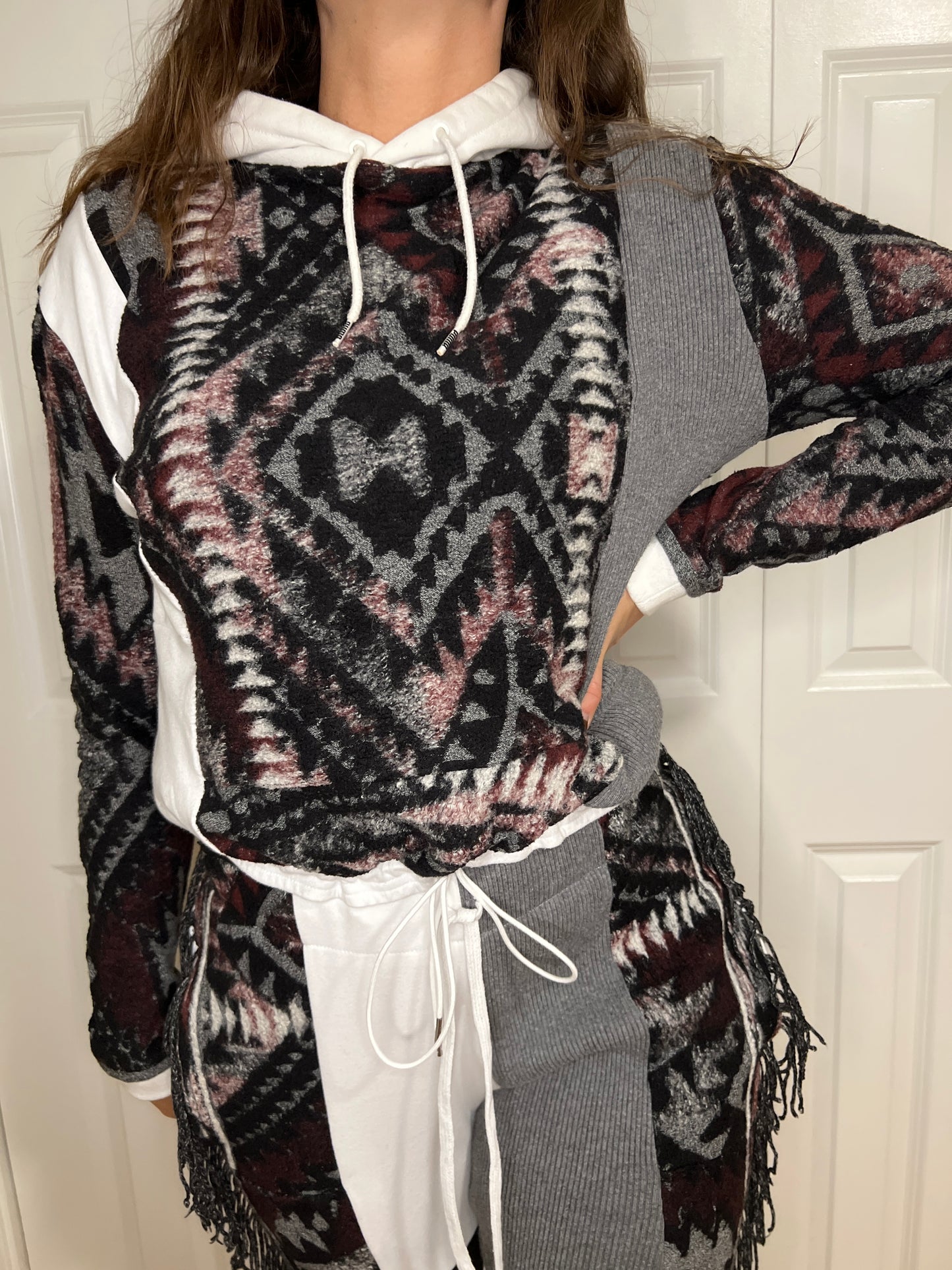 Western Aztec hoodie