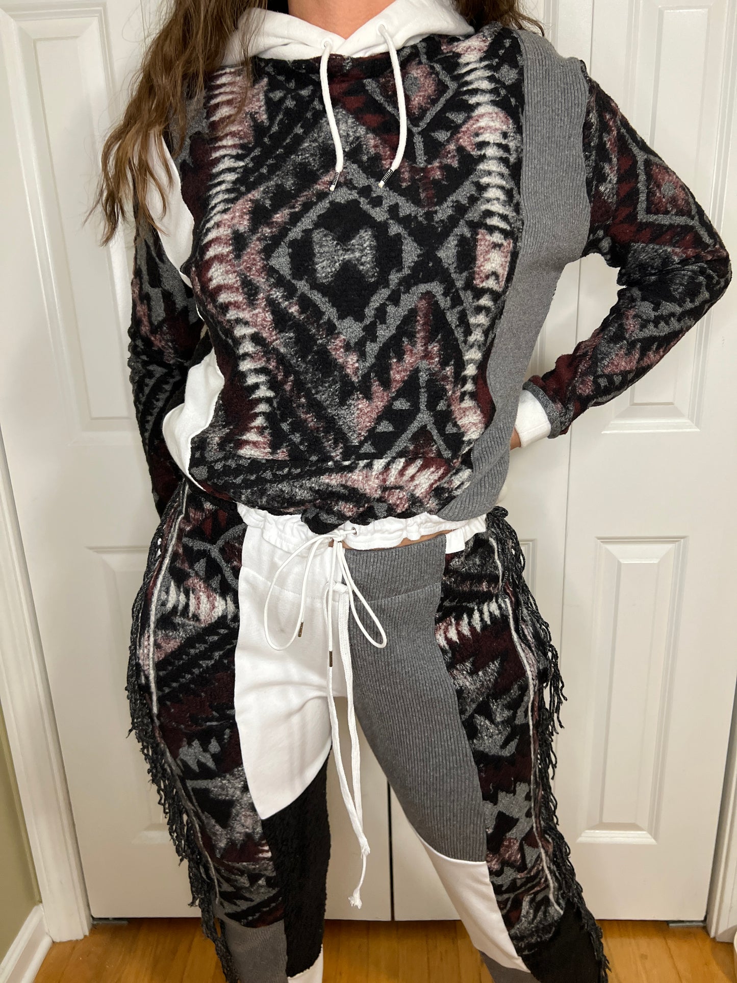 Western Aztec hoodie