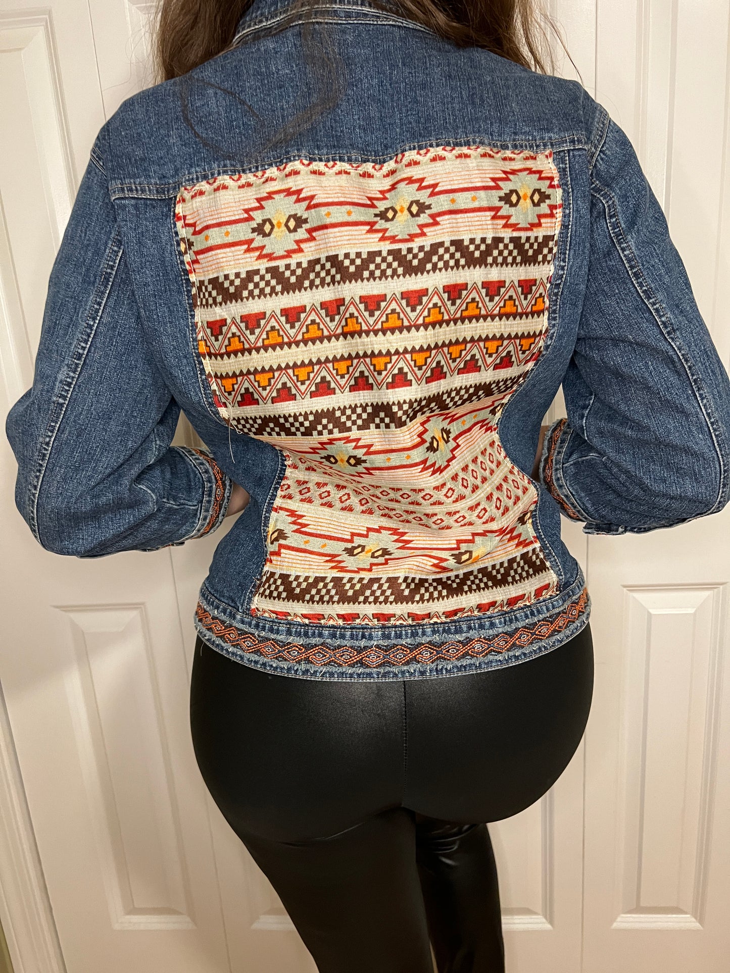 X.Aztec jean jacket