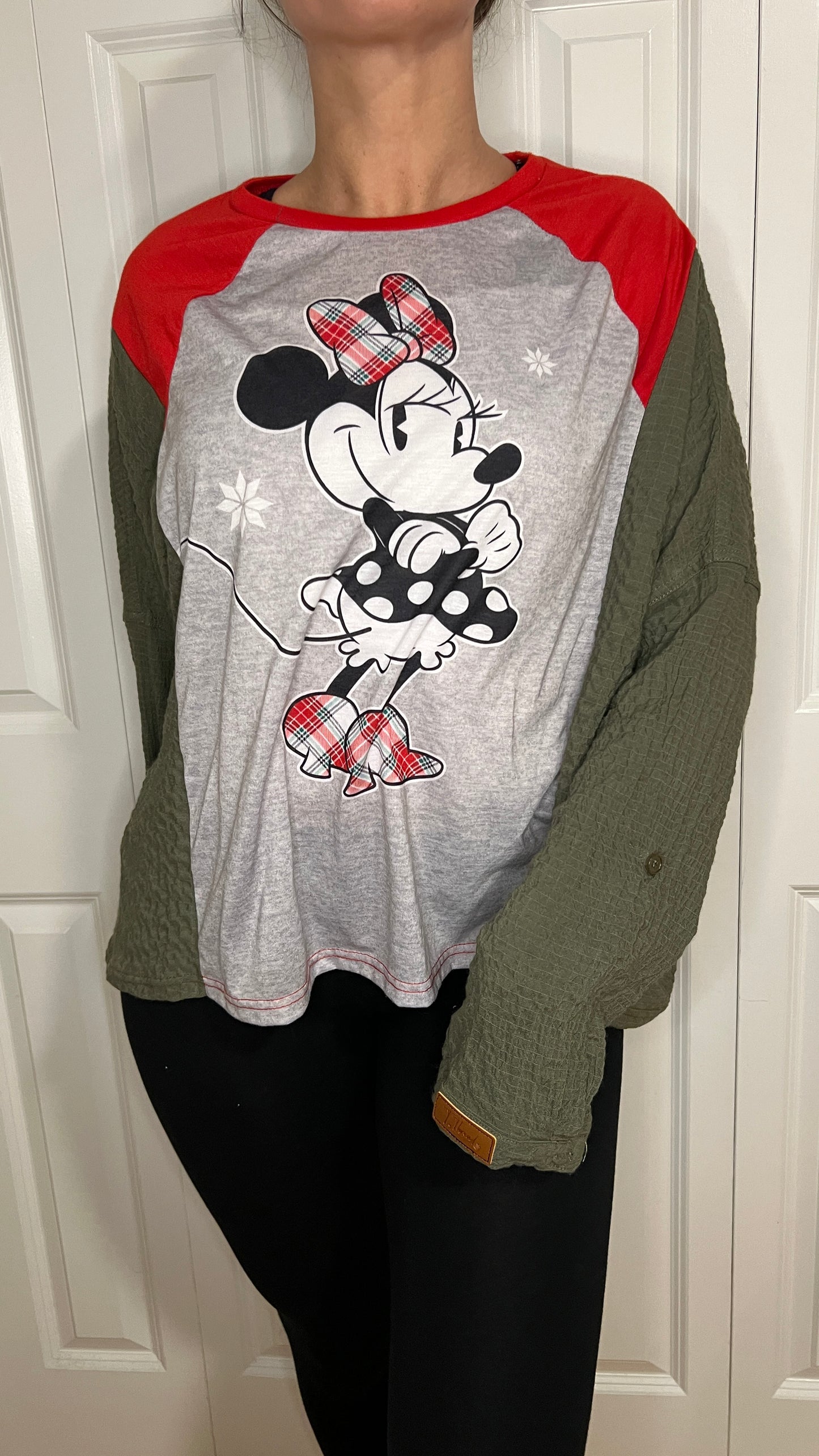 -Minnie Mouse flannel