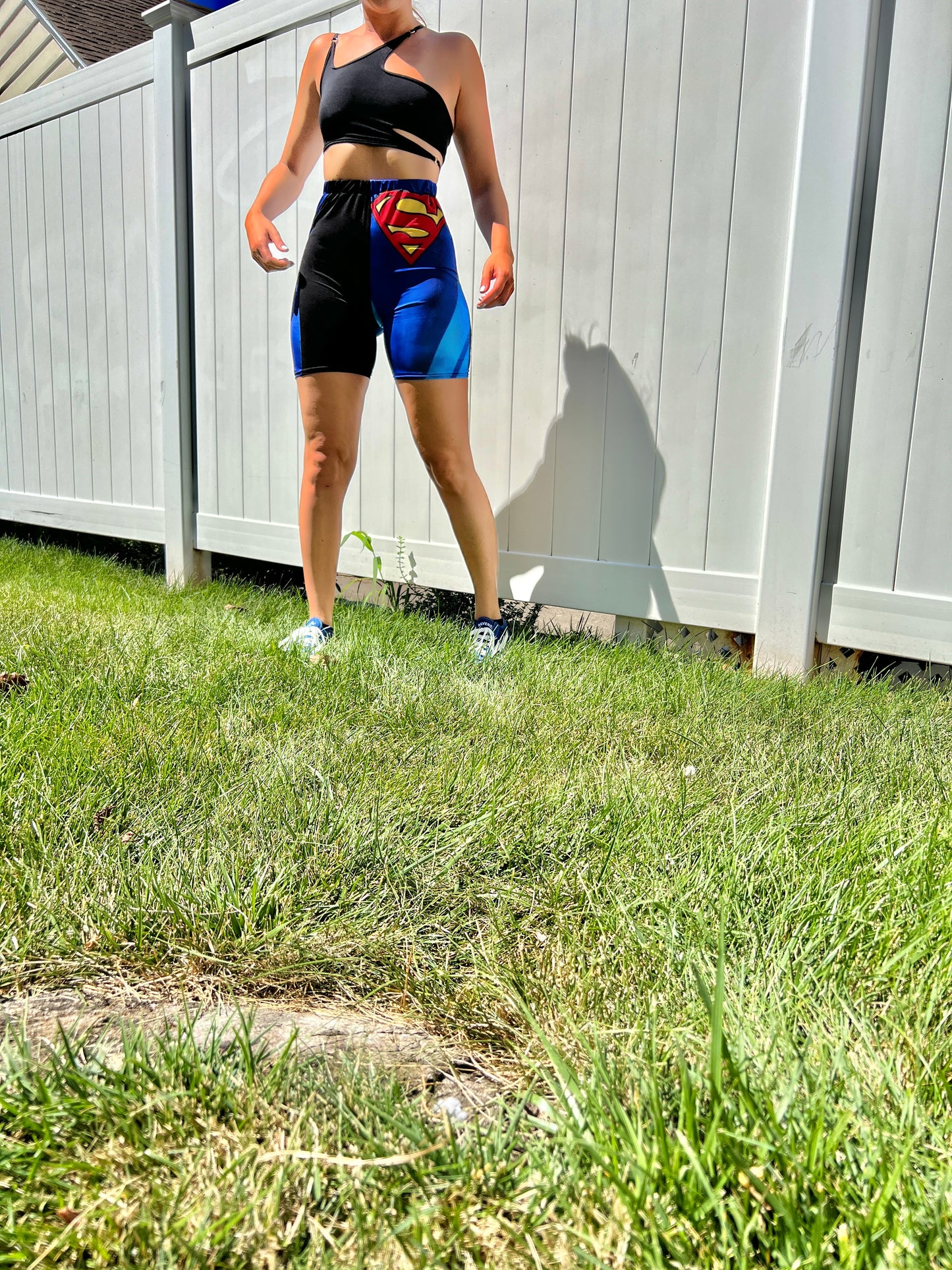 Superman Biker Shorts