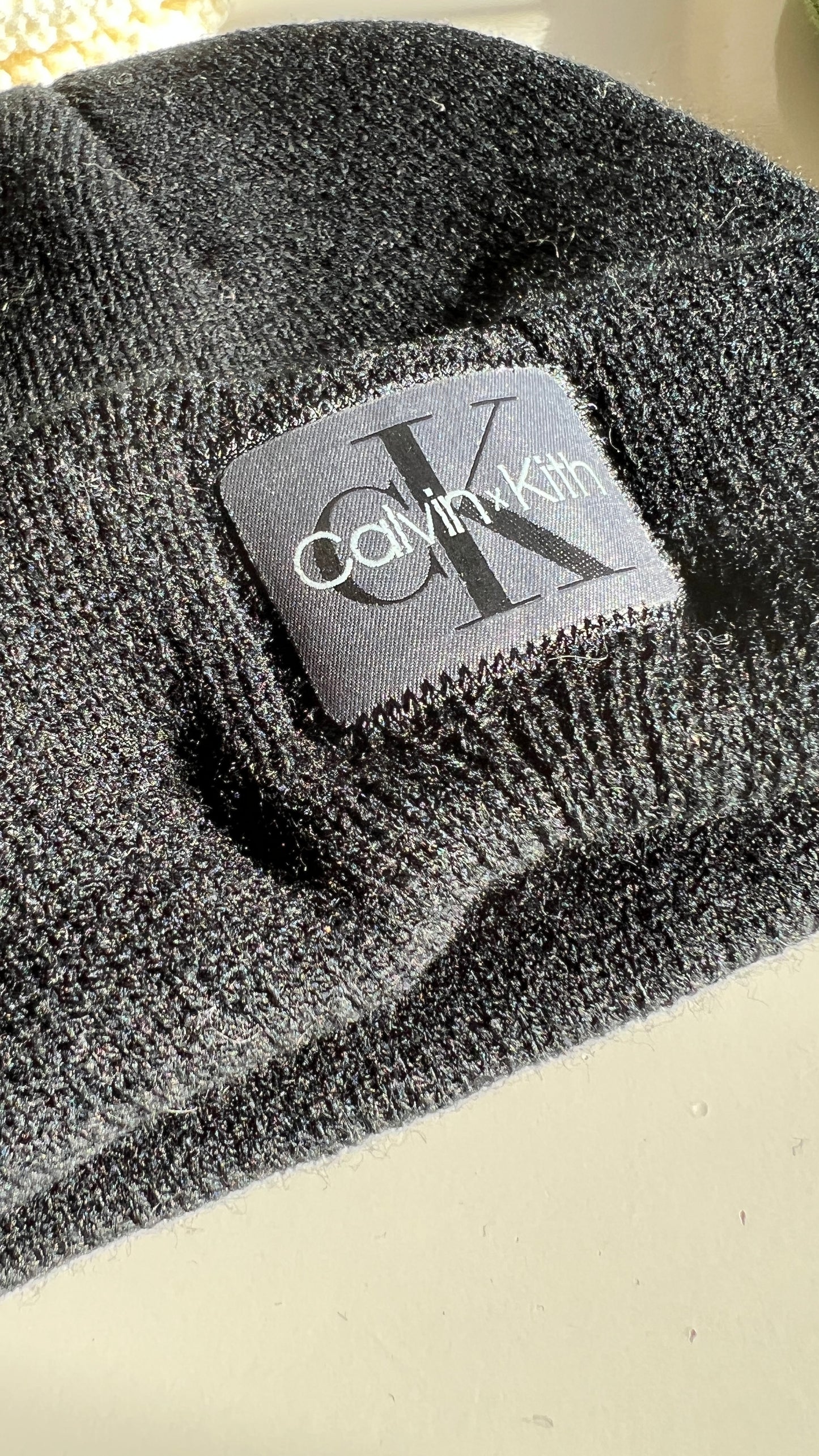 Calvin x Kith beanie